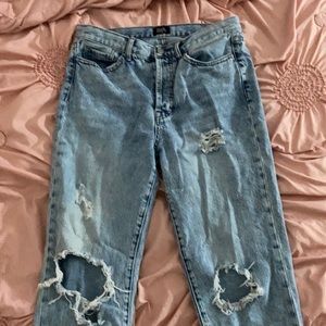 Boyfriend trendy jeans